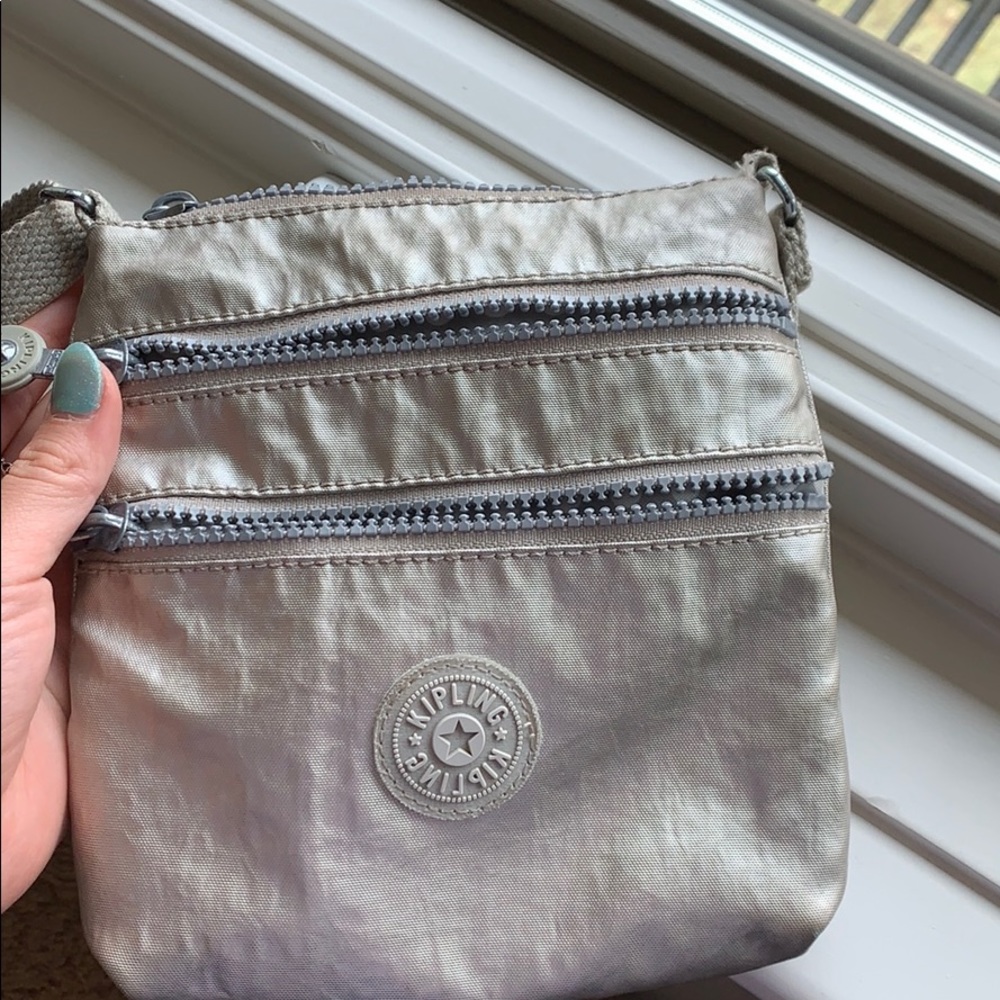 Kipling Silver Crossbody Bag
